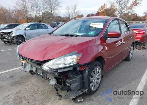 2016 Nissan Sentra Sv from USA, damaged, VIN 3N1AB7AP2GL682477